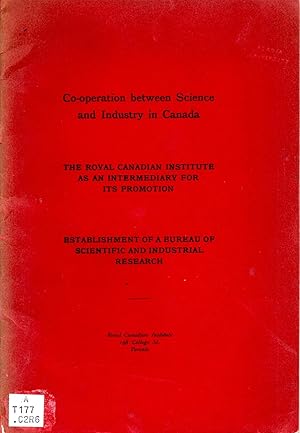 Immagine del venditore per Co-Operation Between Science and Industry in Canada venduto da Book Booth