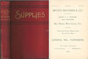 Brown Brothers & Co. (Providence, RI) Manufacturers of Shaw's U.S. Standard Ring Travelers, Belt ...