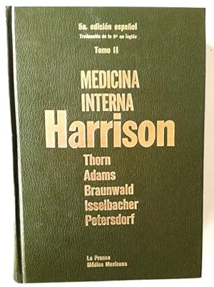 Seller image for Medicina Interna Harrison Tomo II for sale by Librera Salvalibros Express