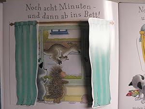 Imagen del vendedor de Zappel und Zottel - Ab ins Bett! Ein Buch mit Klappen a la venta por Antiquariat UPP