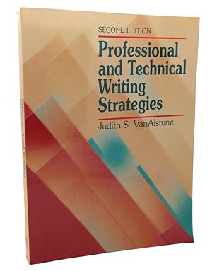 Seller image for PROFESSIONAL AND TECHNICAL WRITING STRATEGIES for sale by Rare Book Cellar