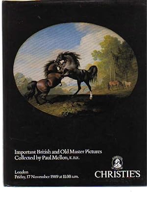 Seller image for Christies 1989 Mellon Collection British and Old Master Pictures for sale by thecatalogstarcom Ltd