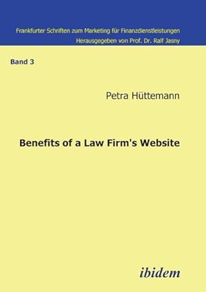 Seller image for Benefits of a law firm's website for sale by AHA-BUCH