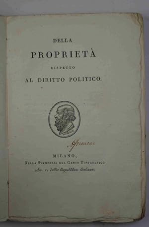 Della proprietà rispetto al diritto politico.