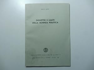 Seller image for Oggetto e limiti della scienza politica for sale by Coenobium Libreria antiquaria