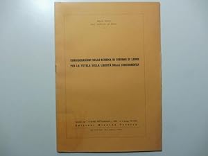 Seller image for Considerazioni sullo schema di disegno di legge per la tutela della liberta' della concorrenza for sale by Coenobium Libreria antiquaria