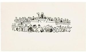 Imagen del vendedor de Seals Entertaining a Crowd. Drawing for the New Yorker. Signed. a la venta por Wittenborn Art Books