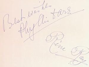 Seller image for Original Autographs by Rene Ray & Phyllis [Stark?]. for sale by Wittenborn Art Books