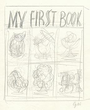 Bild des Verkufers fr Trial Design for Cover of "Baby's First Book" (My First Book) V. Signed. zum Verkauf von Wittenborn Art Books