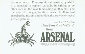 "Surrealism, n. Pure psychic automatism, by which it is proposed to express, verbally, in writing...