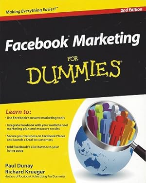 Bild des Verkufers fr Facebook Marketing For Dummies zum Verkauf von Storbeck's