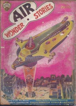 Bild des Verkufers fr AIR WONDER Stories: March, Mar. 1930 ("The Flying Legion") zum Verkauf von Books from the Crypt