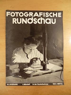 Seller image for Fotografische Rundschau. 78. Jahrgang, Heft 5, 01. Mrz 1941. Titel: In der Dunkelkammer for sale by Antiquariat Weber