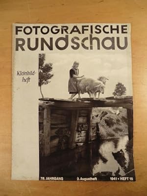 Seller image for Fotografische Rundschau. 78. Jahrgang, Heft 16, 15. August 1941 for sale by Antiquariat Weber