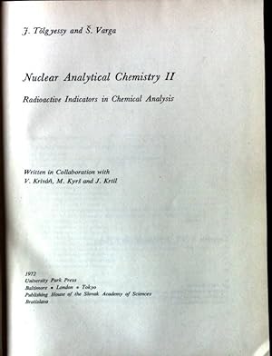 Nuclear Analytical Chemistry: v. 2