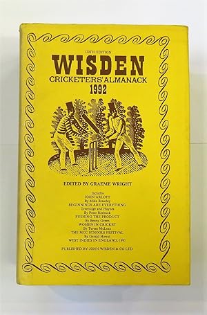 Seller image for Wisden Cricketers' Almanack 1992 for sale by St Marys Books And Prints