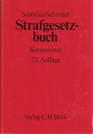 Immagine del venditore per Strafgesetzbuch : Kommentar. venduto da Kirjat Literatur- & Dienstleistungsgesellschaft mbH