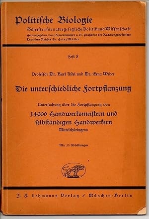 Die unterschiedliche Fortpflanzung : Untersuchung über die Fortpflanzung von 14000 Handwerksmeist...