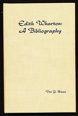 Seller image for Edith Wharton; A Bibliography for sale by Paradox Books USA