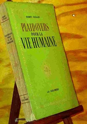 Seller image for PLAIDOYERS POUR LA VIE HUMAINE for sale by Livres 113