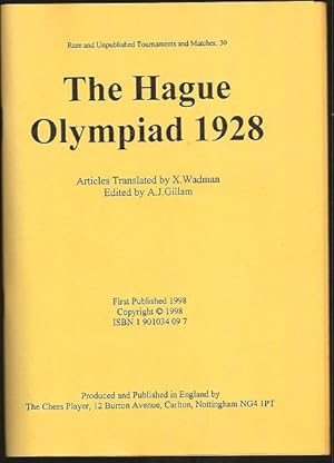 Seller image for The Hague Olympiad 1928 for sale by The Book Collector, Inc. ABAA, ILAB