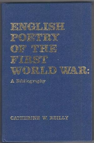 English Poetry of the First World War. A Bibliography