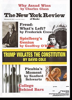 Seller image for The New York Review of Books February 23, 2017, Vol LXIV, No 3 for sale by Diatrope Books
