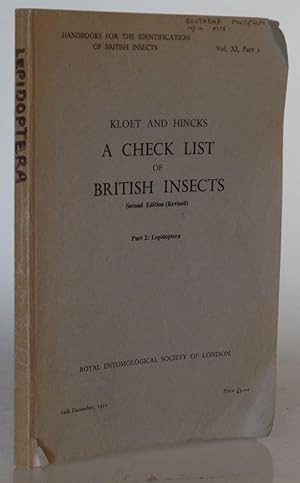 A check list of British Insects. Part 2 : Lepidoptera