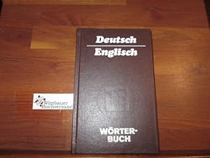 Bild des Verkufers fr Wrterbuch; Teil: Deutsch-Englisch. von Erika Grger zum Verkauf von Antiquariat im Kaiserviertel | Wimbauer Buchversand