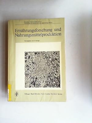 Seller image for Ernhrungsforschung und Nahrungsmittelproduktion. [Bibliotheca "Nutritio et Dieta", No. 16. Schriftenreihe des Instituts fr Ernhrungsforschung, Band 16] Vortrge der Tagung in Zrich, 9. und 10. April 1970, veranstaltet vom Institut fr Ernhrungsforschung der Stiftung "Im Grenen". for sale by Antiquariat Kelifer