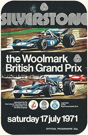 British Grand Prix 1971 (Silverstone) Official Programme