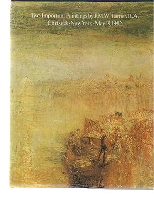 Christies 1982 Two Important Paintings by JMW Turner