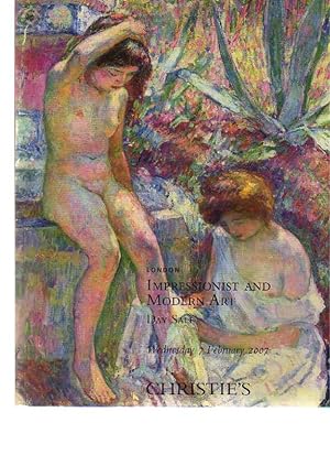 Seller image for Christies February 2007 Impressionist & Modern Art for sale by thecatalogstarcom Ltd