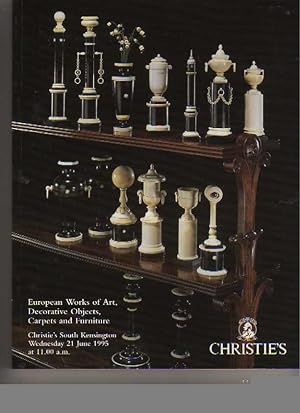 Christies 1995 European Works of Art, Decorative Objects .