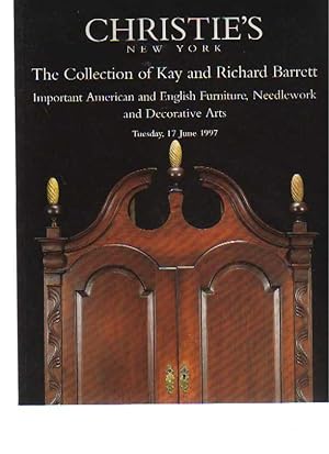 Christies 1997 Barrett Collection American & English Furniture