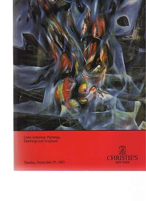 Seller image for Christies 1983 Latin American Paintings, Drawings & Sculpture for sale by thecatalogstarcom Ltd