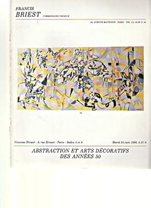 Seller image for Briest 1986 Abstract & Decorative Art of the 1950s for sale by thecatalogstarcom Ltd