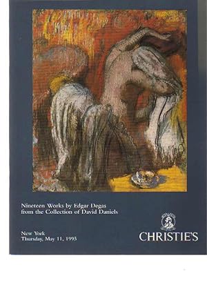 Christies 1995 Daniels Collection 19 works by Degas