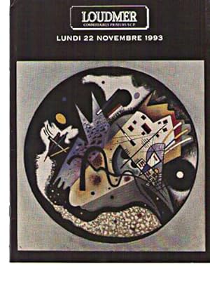 Seller image for Loudmer 1993 "Dans le cercle noir" by Kandinsky for sale by thecatalogstarcom Ltd