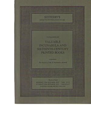 Seller image for Sothebys 1979 Pottesman Collection Incunabula 16th Century Books for sale by thecatalogstarcom Ltd