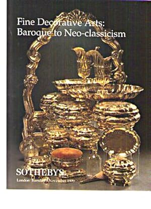 Sothebys 1999 Baroque to Neo-classicism