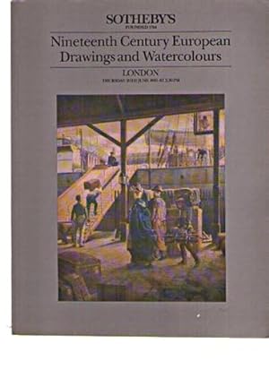 Seller image for Sothebys 1985 19th Century European Drawings & Watercolours for sale by thecatalogstarcom Ltd