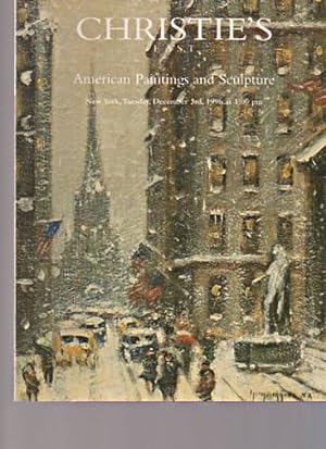 Seller image for Christies 1996 American Paintings & Sculpture for sale by thecatalogstarcom Ltd
