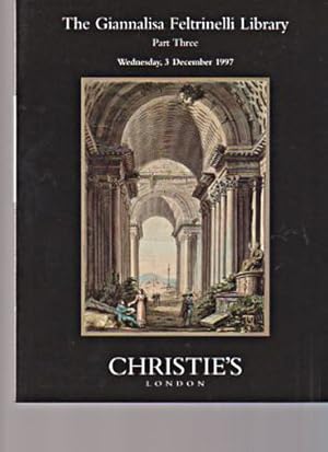 Christies 1997 The Giannalisa Feltrinelli Library Part Three