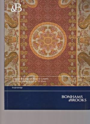 Bild des Verkufers fr Bonhams & Brooks 2001 Oriental & European Rugs, Carpets zum Verkauf von thecatalogstarcom Ltd