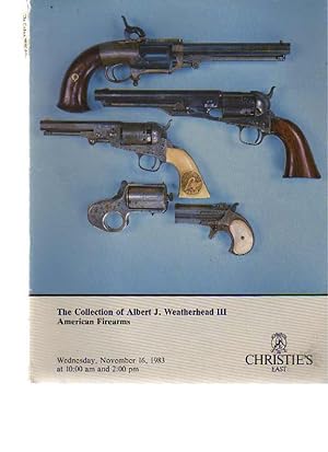 Christies 1983 Weatherhead Collection American Firearms