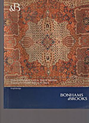 Bild des Verkufers fr Bonhams Brooks 2001 Oriental European Carpets Rugs Tapestries zum Verkauf von thecatalogstarcom Ltd