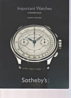 Sothebys 2008 Important Watches