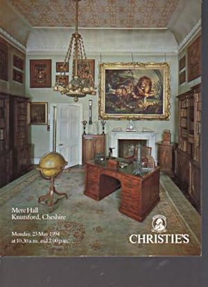 Seller image for Christies 1994 Mere Hall, Knutsford Cheshire for sale by thecatalogstarcom Ltd