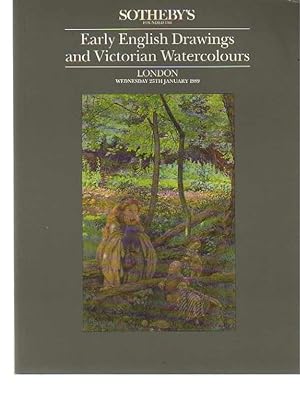 Seller image for Sothebys 1989 Early English & Victorian Drawings for sale by thecatalogstarcom Ltd